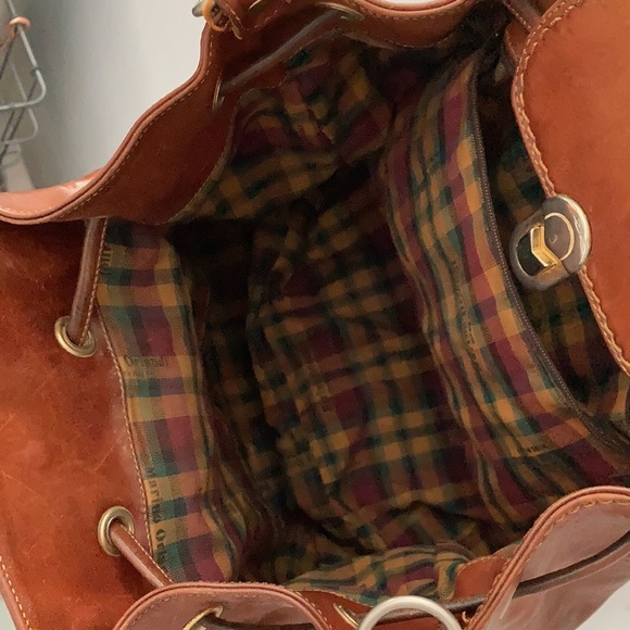 MARINO ORLANDI vintage leather handbag - Picture 9 of 10